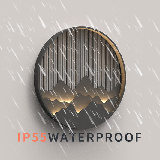 Water-Resistant Step Pathway Minimal Outdoor Wall Light