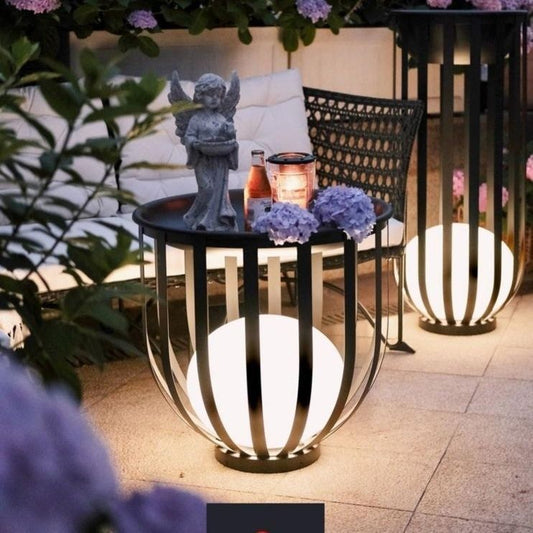 Weatherproof Garden Light Patio Arbor Accent Coffee Table Lamp