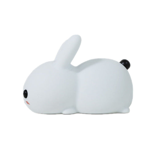 Colorful Rabbit Silicone Night Light Led Cute Charging Jade Rabbit